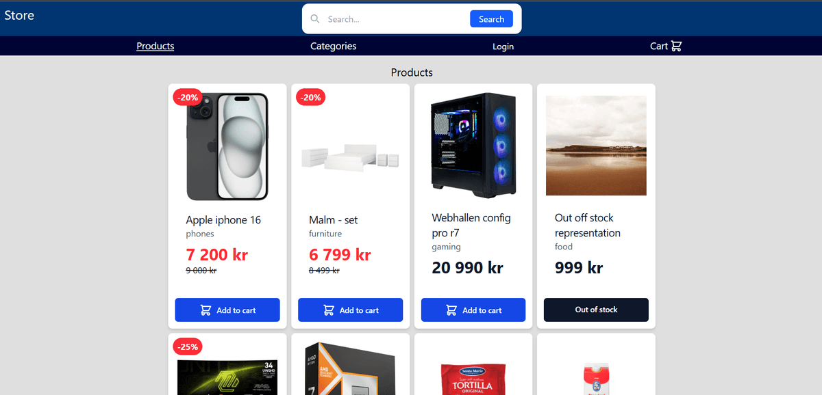 E-commerce Client